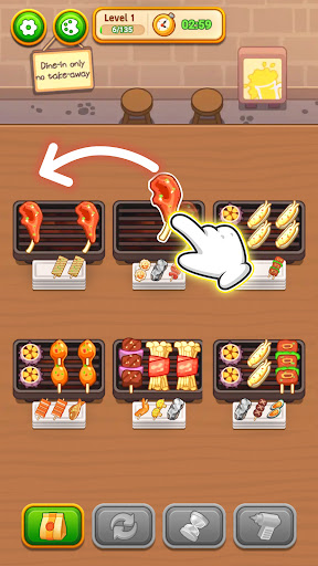 Grill Sort - Food Sort Games Mod Latest Version