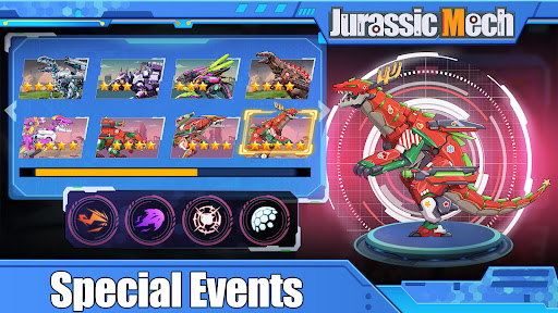 Jurassic Mech: Dinosaur Clash Mod Apk Tốc Độ Cao