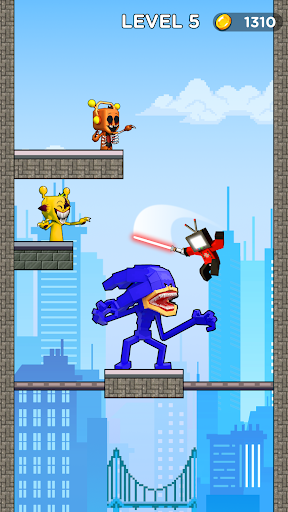 Hero Teleport: Toilet Fight Mod Việt Hóa