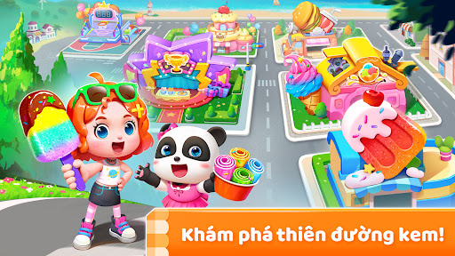 Trò Chơi Kem Gấu Trúc Nhỏ Mod Free