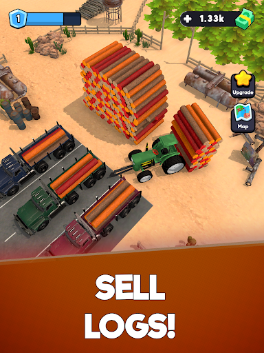 Nhàn rỗi Lumber Chopper Đế chế Mod Apk Cho Android