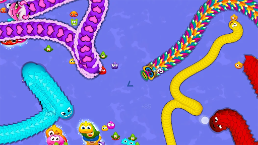 Worm Hunt - Trò rắn săn mồi Mod All Unlocked