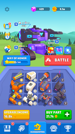 Mod Menu Armored Robots: Trò chơi robot Apk