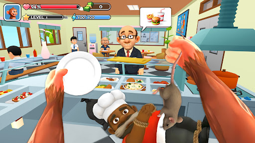 Monkey Student: School Prank APK Mod