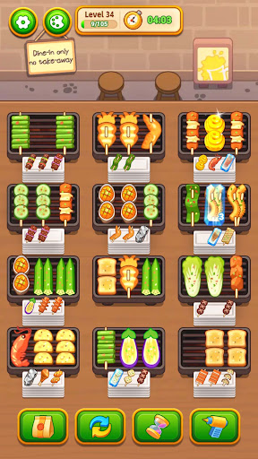 Grill Sort - Food Sort Games Mod Apk Unlocked All
