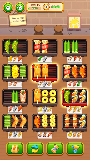 Grill Sort - Food Sort Games Hack Full
