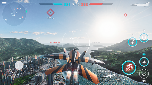Sky Combat: Máy bay chiến đấu Mod Premium