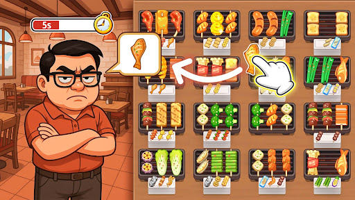 Grill Sort - Food Sort Games Mod Apk An Toàn Không Virus