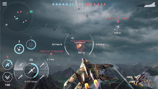 Sky Combat: Máy bay chiến đấu Hack Full
