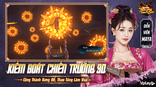 Thao Túng Tam Quốc - Vplay Mod Apk Tốc Độ Cao