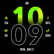 Active Green Fit Watch Face Mod