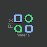 Pix Material Dark Icon Pack Mod