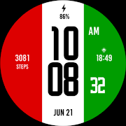Red White Green Watch Face Mod