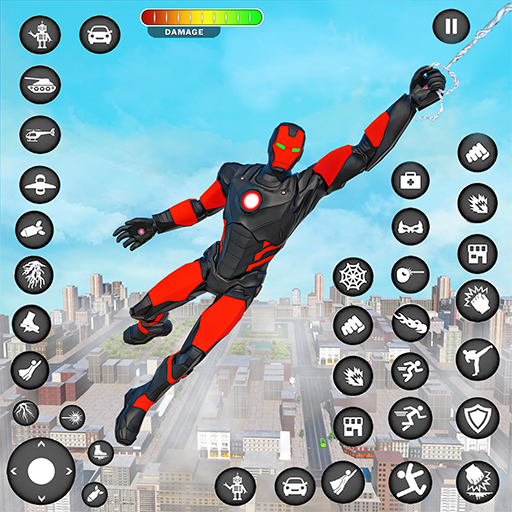 Flying Rope Hero: Spider Games Mod