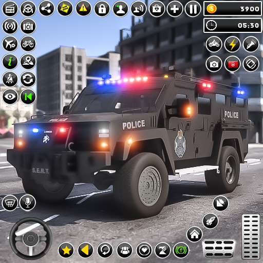 trò chơi cảnh sát lái xe ô tô Mod