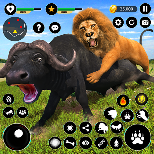 sư tử Trò chơi thú vật giả lậ Mod