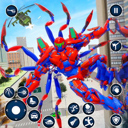 Robot nhện: Trò chơi xe robot Mod