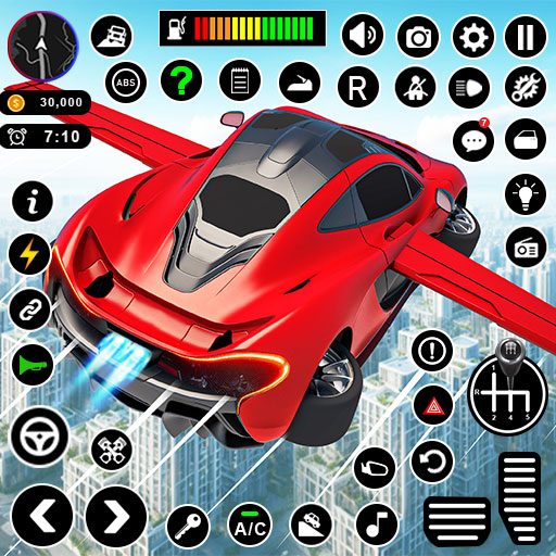 Flying Car Games 3D- Car Games Mod