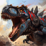 Mech War: Jurassic Dinosaur Mod