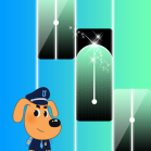 Sheriff Labrador Piano Tiles Mod