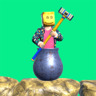 Pot Man Hammer Man Climber 3D Mod