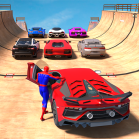 Superhero Car: Mega Ramp Games Mod