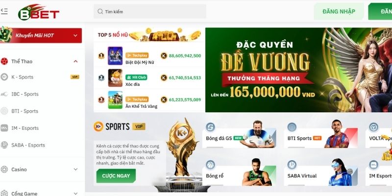 BBet – Top Nhà Cái Uy Tín, Giao Dịch Nhanh, Thưởng Cực Lớn
